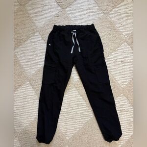 Figs Black Technical Jogger scrub Pants
